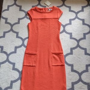Boden size 4 long retro ponte dress